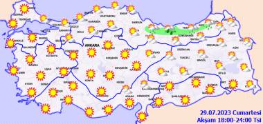 Ülke Geneli 29 Temmuz Cumartesi hava durumu nasıl olacak? Meteoroloji açıkladı! 14