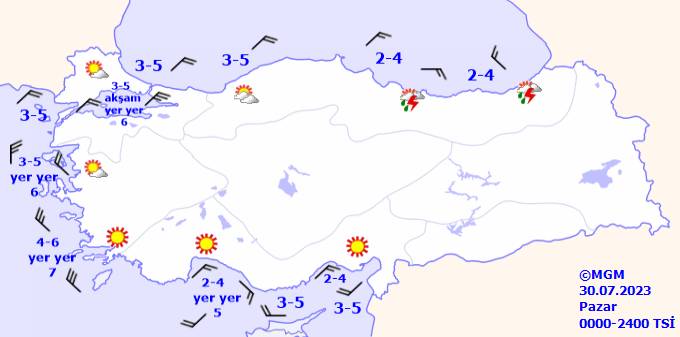 Ülke Geneli 30 Temmuz Pazar hava durumu nasıl olacak? Meteoroloji açıkladı! 12