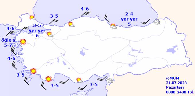 Ülke Geneli 31 Temmuz Pazartesi hava durumu nasıl olacak? Meteoroloji açıkladı! 13