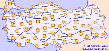 Ülke Geneli 31 Temmuz Pazartesi hava durumu nasıl olacak? Meteoroloji açıkladı! 16