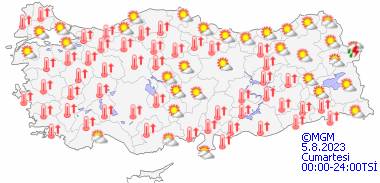 Ülke Geneli 2 Ağustos Çarşamba hava durumu nasıl olacak? 5 gün haritalı hava durumu 17