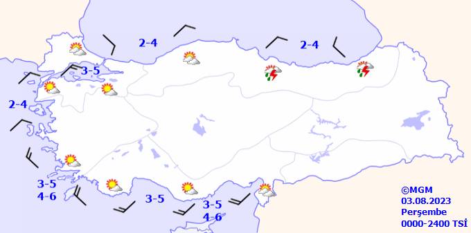 Ülke Geneli 3 Ağustos Perşembe hava durumu nasıl olacak? Bu gün dışarı çıkmayın! 13