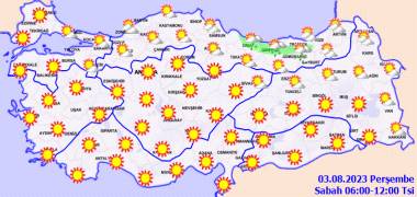 Ülke Geneli 3 Ağustos Perşembe hava durumu nasıl olacak? Bu gün dışarı çıkmayın! 14