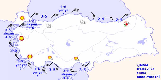 Ülke Geneli 4 Ağustos Cuma hava durumu nasıl olacak? Bu gün dışarı çıkmayın! 14