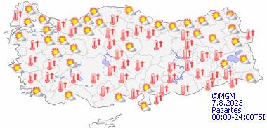 6 Ağustos Pazar hava durumu nasıl olacak? işte bölge ve illere göre hava durumu 16