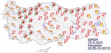 6 Ağustos Pazar hava durumu nasıl olacak? işte bölge ve illere göre hava durumu 19