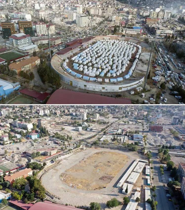 Kahramanmaraş merkezli Asrın felaketi depremin üzerinden 6 ay geçti! Depremin yıktığı şehirlerin son hali görüntülendi 1