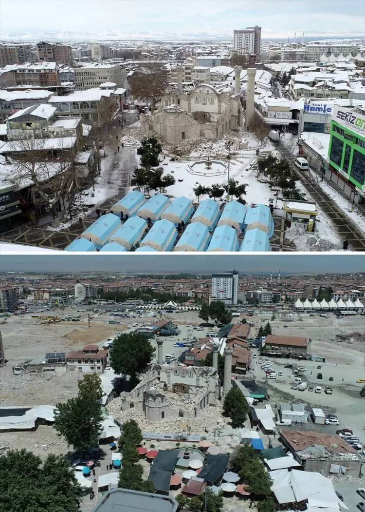 Kahramanmaraş merkezli Asrın felaketi depremin üzerinden 6 ay geçti! Depremin yıktığı şehirlerin son hali görüntülendi 14