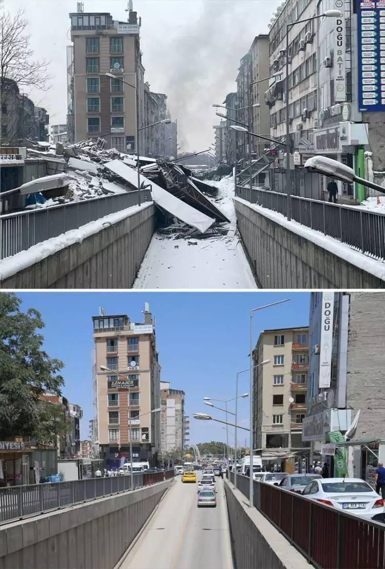 Kahramanmaraş merkezli Asrın felaketi depremin üzerinden 6 ay geçti! Depremin yıktığı şehirlerin son hali görüntülendi 15