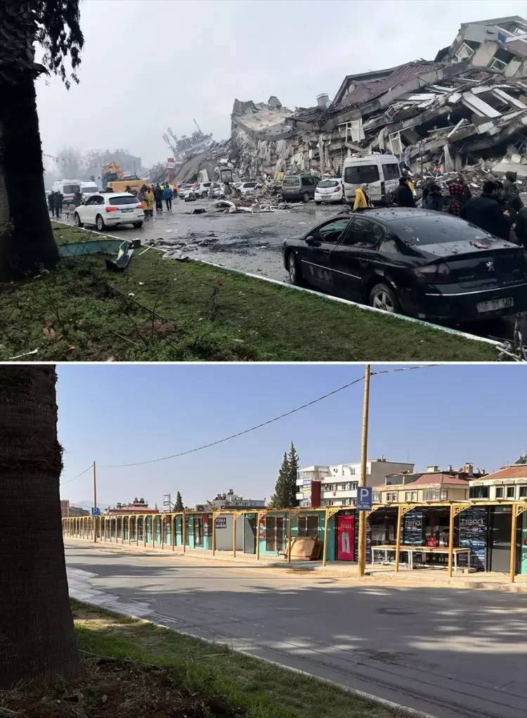 Kahramanmaraş merkezli Asrın felaketi depremin üzerinden 6 ay geçti! Depremin yıktığı şehirlerin son hali görüntülendi 2