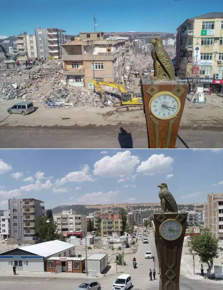 Kahramanmaraş merkezli Asrın felaketi depremin üzerinden 6 ay geçti! Depremin yıktığı şehirlerin son hali görüntülendi 20