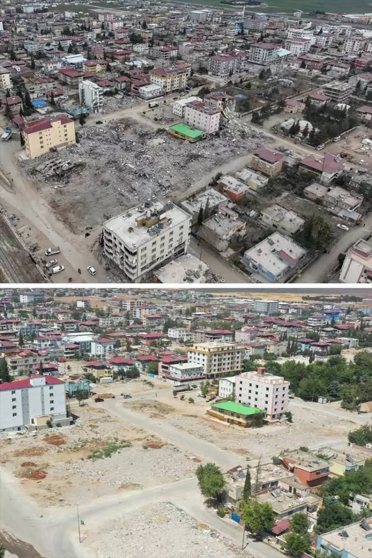 Kahramanmaraş merkezli Asrın felaketi depremin üzerinden 6 ay geçti! Depremin yıktığı şehirlerin son hali görüntülendi 22