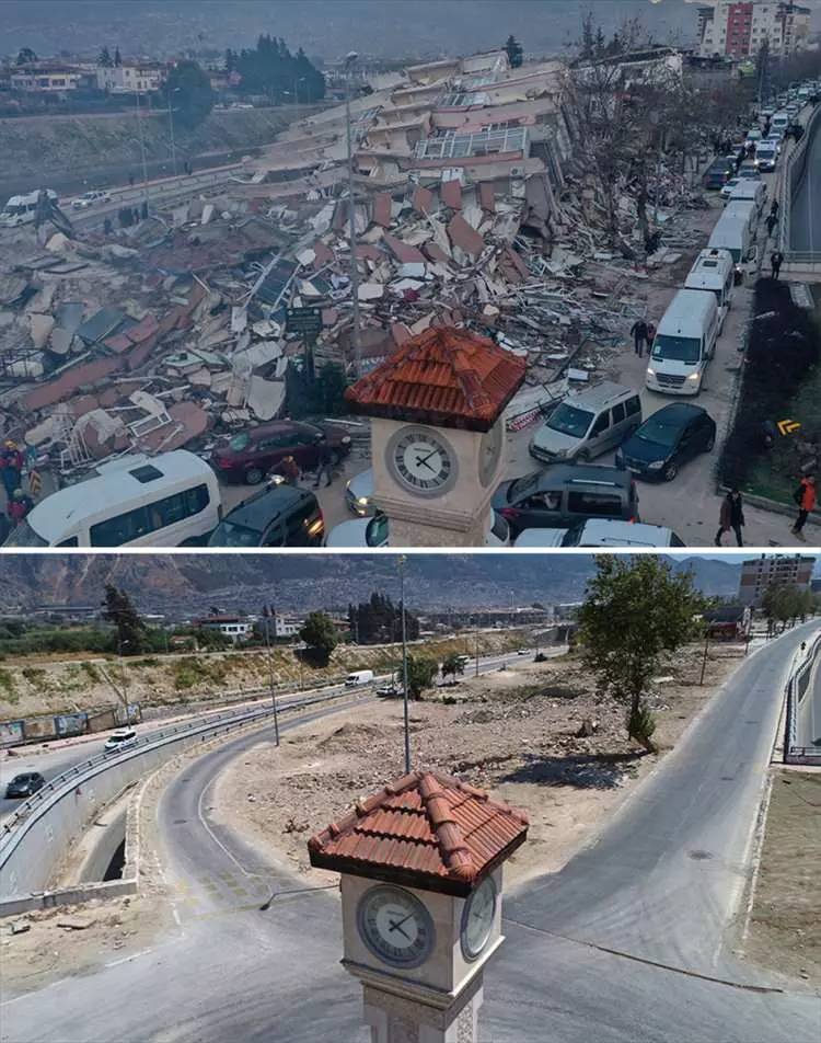 Kahramanmaraş merkezli Asrın felaketi depremin üzerinden 6 ay geçti! Depremin yıktığı şehirlerin son hali görüntülendi 6