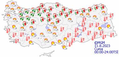 Bu gün hava nasıl olacak sıcaklar düşecek mi? 7 Ağustos Pazartesi hava durumu 17