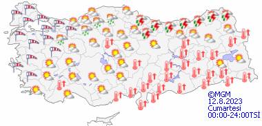 Bu gün hava nasıl olacak? 11 Ağustos Cuma hava durumu 15