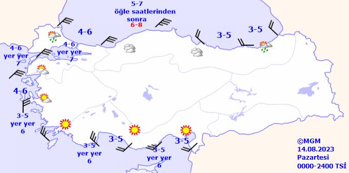 Bu gün hava durumu nasıl olacak? 14 Ağustos Pazartesi hava durumu 14