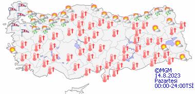 Bu gün hava durumu nasıl olacak? 14 Ağustos Pazartesi hava durumu 15