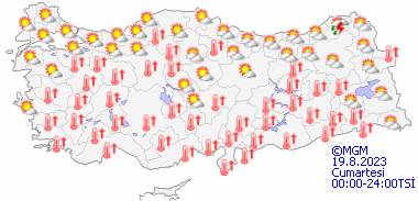 Bu gün hava durumu nasıl olacak? 15 Ağustos Salı hava durumu 19