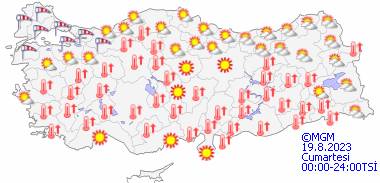 Meteoroloji açıkladı! Bu gün hava durumu nasıl olacak? 18 Ağustos Cuma hava durumu 15