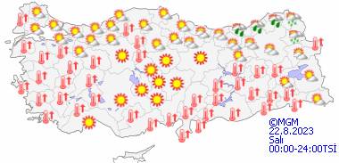 Meteoroloji açıkladı! Bu gün hava durumu nasıl olacak? 18 Ağustos Cuma hava durumu 18