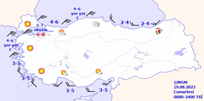 Sıcaklıklar ne kadar devam edecek, Bu gün hava durumu nasıl olacak? 19 Ağustos Cumartesi hava durumu 13