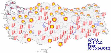 Sıcaklıklar ne kadar devam edecek, Bu gün hava durumu nasıl olacak? 19 Ağustos Cumartesi hava durumu 15