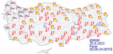 Sıcaklıklar ne kadar daha devam edecek? 20 Ağustos Pazar hava durumu nasıl olacak 15