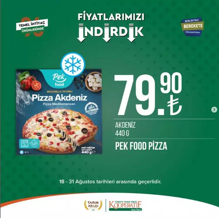 Tarım Kredi Kooperatifi 18 31 Ağustos tarihleri arası büyük indirimli ürün listesini yayınladı 14
