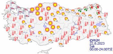 Sıcaklıklar ne zaman düşecek? 21 ağustos Pazartesi hava durumu nasıl olacak 16