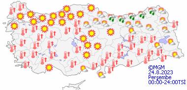 Sıcaklıklar ne zaman düşecek? 21 ağustos Pazartesi hava durumu nasıl olacak 18