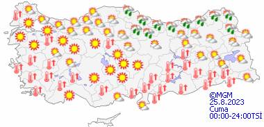 Sıcaklıklar ne zaman düşecek? 21 ağustos Pazartesi hava durumu nasıl olacak 19