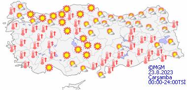 Sıcaklar ne zaman düşecek? 22 Ağustos Salı tüm ülke geneli hava durumu 15