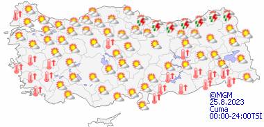 Sıcaklar ne zaman düşecek? 23 Ağustos Çarşamba tüm ülke geneli hava durumu 16