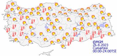 Sıcaklar ne zaman düşecek? 23 Ağustos Çarşamba tüm ülke geneli hava durumu 17