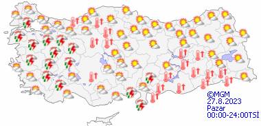 Sıcaklar ne zaman düşecek? 23 Ağustos Çarşamba tüm ülke geneli hava durumu 18