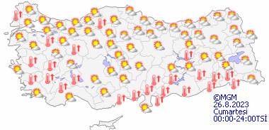 Havalar ne zaman serinleyecek? 24 Ağustos Perşembe tüm illerimizde hava durumu 16