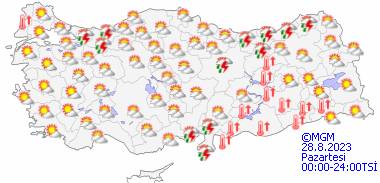 Havalar ne zaman serinleyecek? 24 Ağustos Perşembe tüm illerimizde hava durumu 18