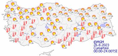 Sıcaklar ne zaman düşecek? 25 Ağustos Cuma tüm illerimizde hava durumu 15