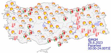 Sıcaklar ne zaman düşecek? 25 Ağustos Cuma tüm illerimizde hava durumu 17