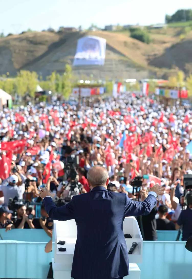 Başkan Erdoğan, Malazgirt, Ahlat'ta! Han Çadırından çok dikkat çeken resimler 19