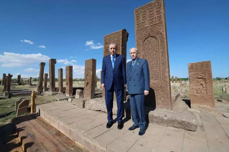 Başkan Erdoğan, Malazgirt, Ahlat'ta! Han Çadırından çok dikkat çeken resimler 8