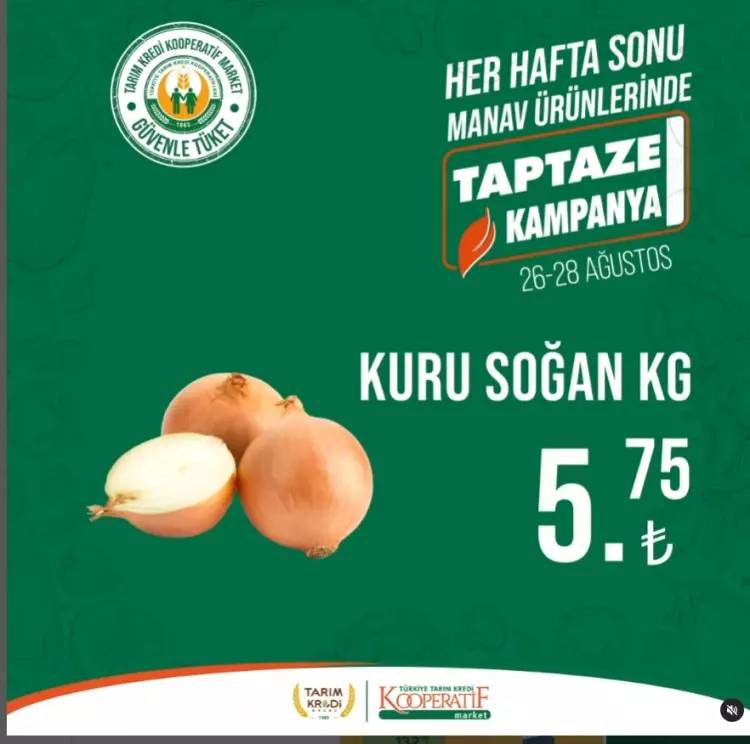 Tarım Kredi Market'ten indirim üzerine indirim! Yeni indirimli fiyat ürün listesini yayınladı 1