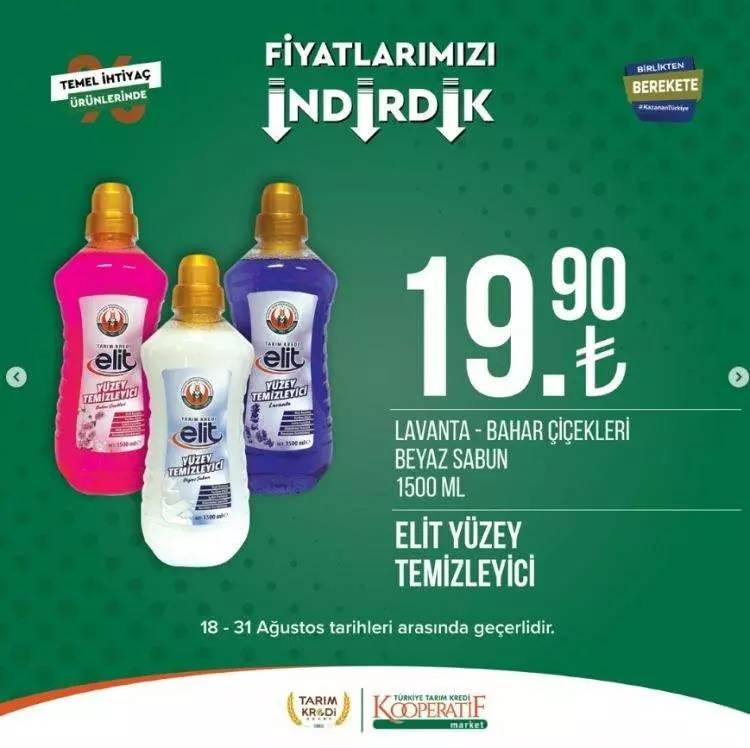 Tarım Kredi Market'ten indirim üzerine indirim! Yeni indirimli fiyat ürün listesini yayınladı 20