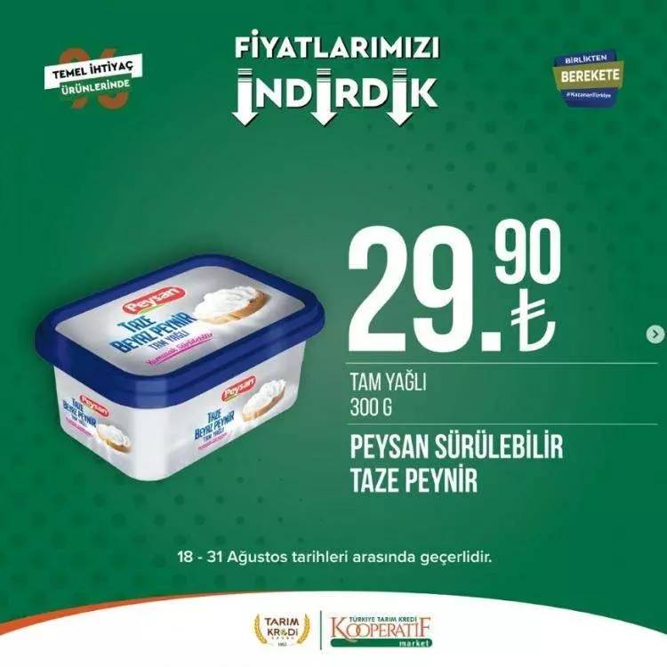 Tarım Kredi Market'ten indirim üzerine indirim! Yeni indirimli fiyat ürün listesini yayınladı 3