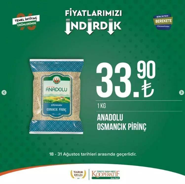 Tarım Kredi Market'ten indirim üzerine indirim! Yeni indirimli fiyat ürün listesini yayınladı 35