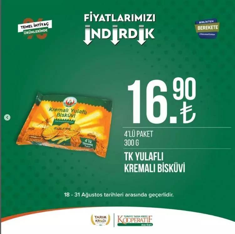 Tarım Kredi Market'ten indirim üzerine indirim! Yeni indirimli fiyat ürün listesini yayınladı 5