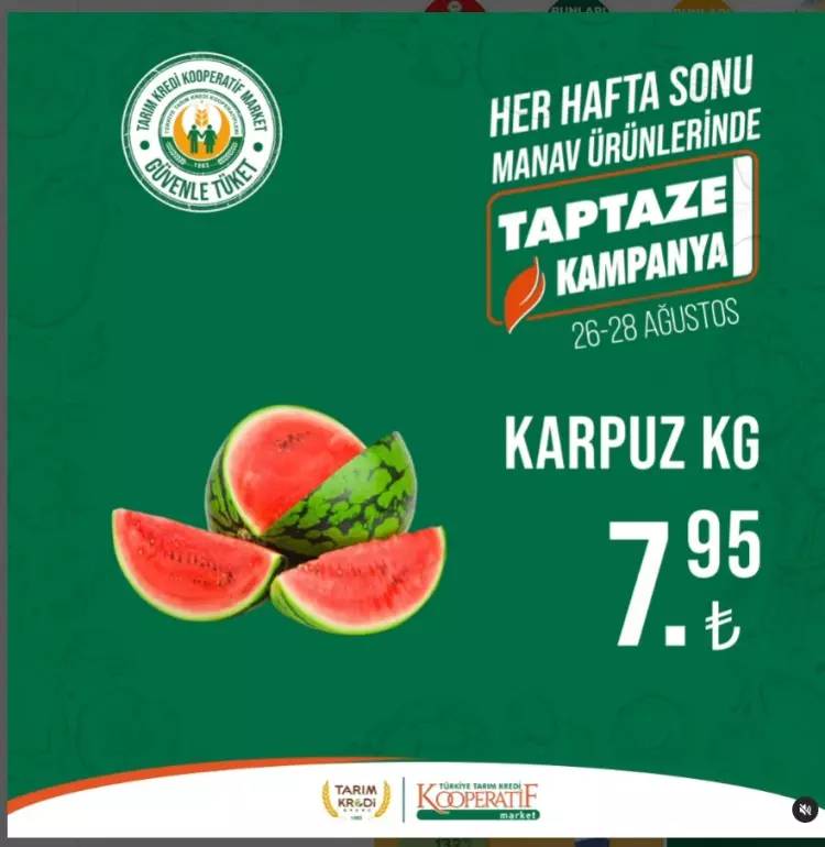 Tarım Kredi Market'ten indirim üzerine indirim! Yeni indirimli fiyat ürün listesini yayınladı 6