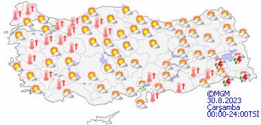 Bu gün hava durumu nasıl olacak? 30 Ağustos Çarşamba tüm ülke geneli hava durumu 16