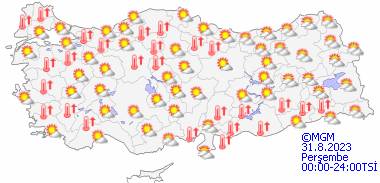 Bu gün hava durumu nasıl olacak? 30 Ağustos Çarşamba tüm ülke geneli hava durumu 17