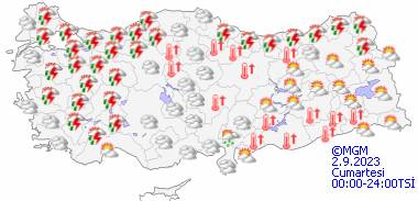 Bu gün hava durumu nasıl olacak? 30 Ağustos Çarşamba tüm ülke geneli hava durumu 19